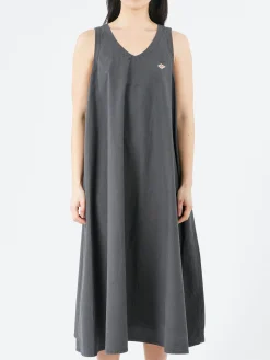 Online - High Count Cotton V Neck Dress in Women Dresses