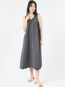 Online - High Count Cotton V Neck Dress in Women Dresses