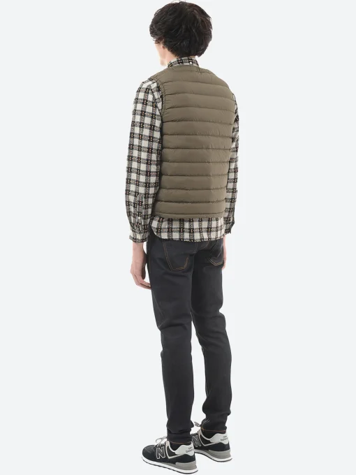 Sale - Inner Down Crewneck Vest in Olive Outerwear