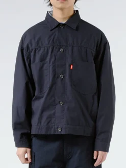 Fashion - Men's Cotton Weather Short Jacket in Navy Outerwear