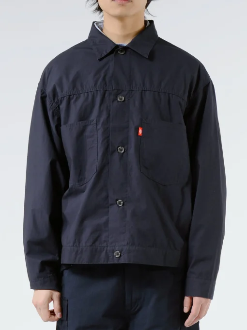 Fashion - Men's Cotton Weather Short Jacket in Navy Outerwear