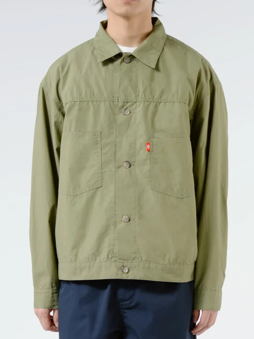 Online - Men's Cotton Weather Short Jacket in Olive Outerwear