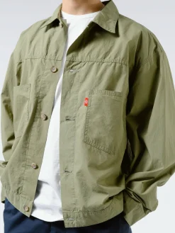 Online - Men's Cotton Weather Short Jacket in Olive Outerwear