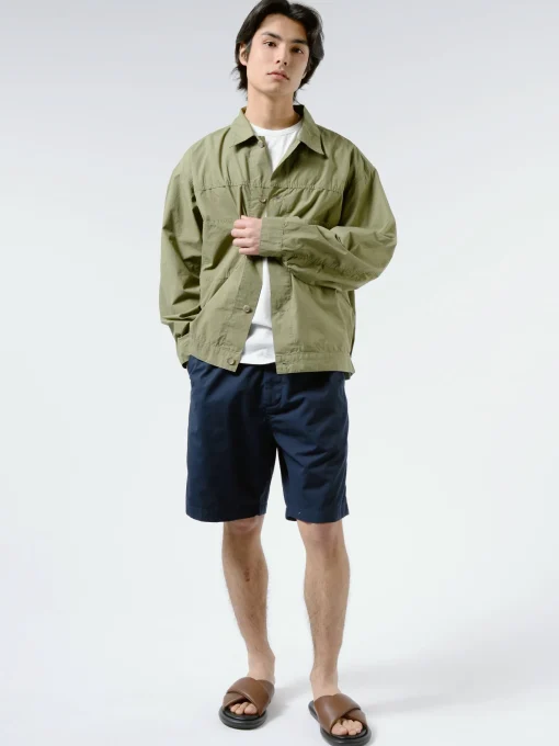 Online - Men's Cotton Weather Short Jacket in Olive Outerwear
