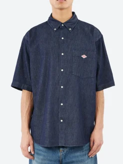 Best - Men's Denim Dungaree B.D S/S Shirt in Button-Ups