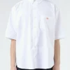 Best - Men's Dot Button B.D Shirt in White Button-Ups
