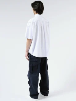 Best - Men's Dot Button B.D Shirt in White Button-Ups