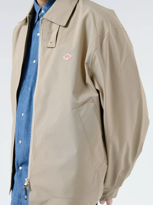 Sale - Men's 3-Layer Cloth Zip Up Jacket in Beige Outerwear