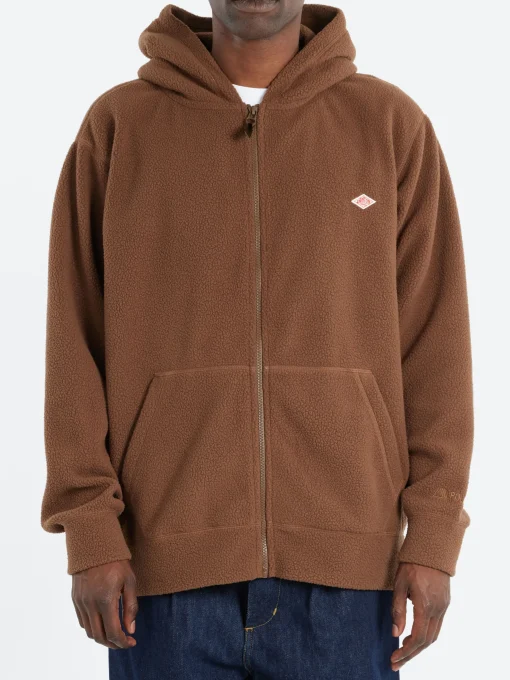 New - Polartec Boa Fleece Zip Hoodie in Outerwear