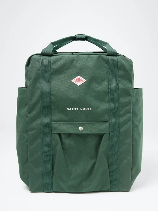 Clearance - Saint Louis Backpack in Dark Green Women Bags | Belts