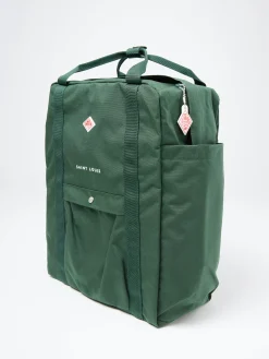 Clearance - Saint Louis Backpack in Dark Green Women Bags | Belts