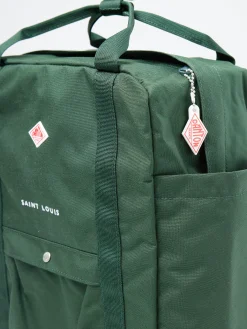 Clearance - Saint Louis Backpack in Dark Green Women Bags | Belts