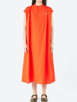 Sale - Sleeveless Dress in Poppy Red Women Dresses