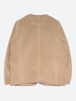 Online - Women's Collarless Fleece Jacket in Women Outerwear