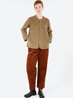 Clearance - Women's Collarless Fleece Jacket in Women Outerwear