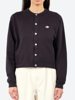 New - Women's Cotton Terry Crew Neck Cardigan in Women Tops & Blouses | Sweatshirts