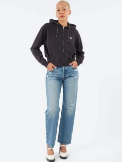 Sale - Women's Cotton Terry Zip Hoodie in Women Tops & Blouses | Sweatshirts
