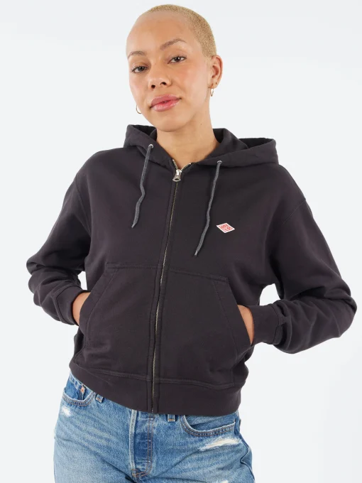 Sale - Women's Cotton Terry Zip Hoodie in Women Tops & Blouses | Sweatshirts