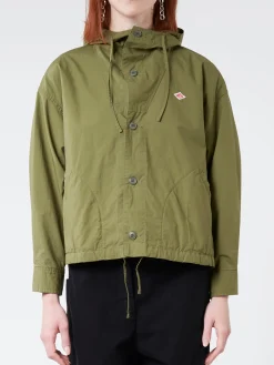 Hot - Women's Cotton Weather Hooded Short Jacket in Women Outerwear