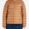 Online - Women's Inner Down Crewneck Jacket in Light Brown Women Outerwear