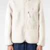 Sale - Women's Insulation Stand Collar Boa Jacket in Oyster White Women Overalls & Jumpsuits | Outerwear