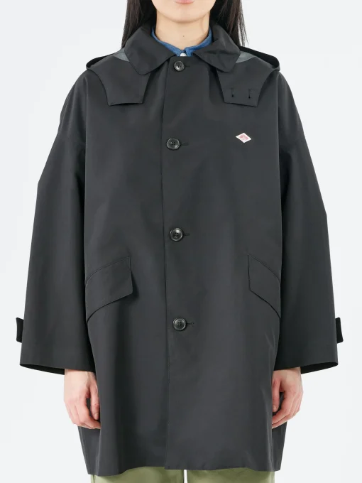 Best - Women's 3-Layer Cloth Hooded Balmacaan Coat in Women Outerwear