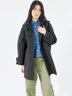Best - Women's 3-Layer Cloth Hooded Balmacaan Coat in Women Outerwear