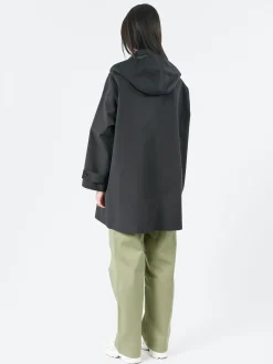 Best - Women's 3-Layer Cloth Hooded Balmacaan Coat in Women Outerwear
