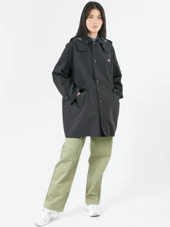 Best - Women's 3-Layer Cloth Hooded Balmacaan Coat in Women Outerwear