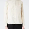 Outlet - Women's Linen Band Collar L/S Shirt in Women Tops & Blouses | Button-Ups