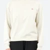 Clearance - Women's Long Sleeve Sweat T-Shirt in Heather Ivory Women Tops & Blouses | Sweatshirts