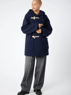 Clearance - Women's Wool Light Pile Duffle Coat in Women Outerwear