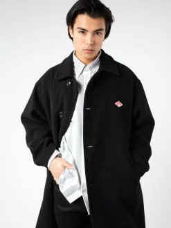 Hot - Wool Light Pile Long Coat in Outerwear