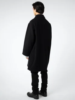 Hot - Wool Light Pile Long Coat in Outerwear