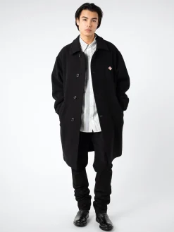 Hot - Wool Light Pile Long Coat in Outerwear
