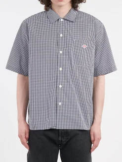 Fashion - Work Shirt in Black Gingham Button-Ups