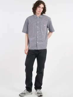 Fashion - Work Shirt in Black Gingham Button-Ups