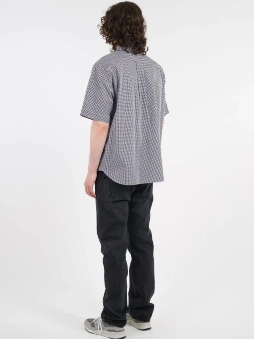 Fashion - Work Shirt in Black Gingham Button-Ups