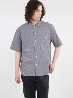 Fashion - Work Shirt in Black Gingham Button-Ups