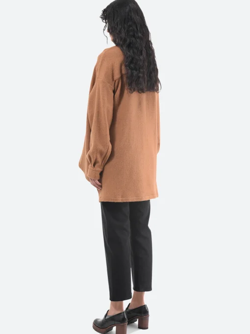 Hot - Lema Shirt Jacket in Camel Women Outerwear