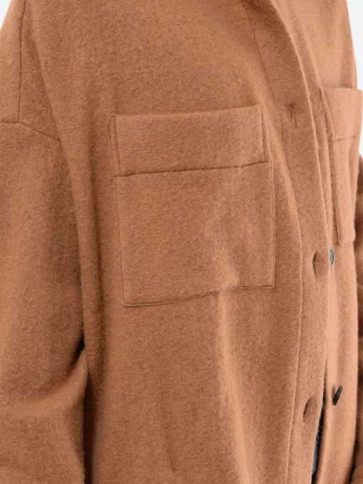 Hot - Lema Shirt Jacket in Camel Women Outerwear