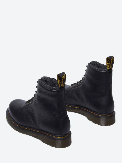 Hot - 1460 Faux Fur Lined Boots in Black Grizzly Women Boots | Boots