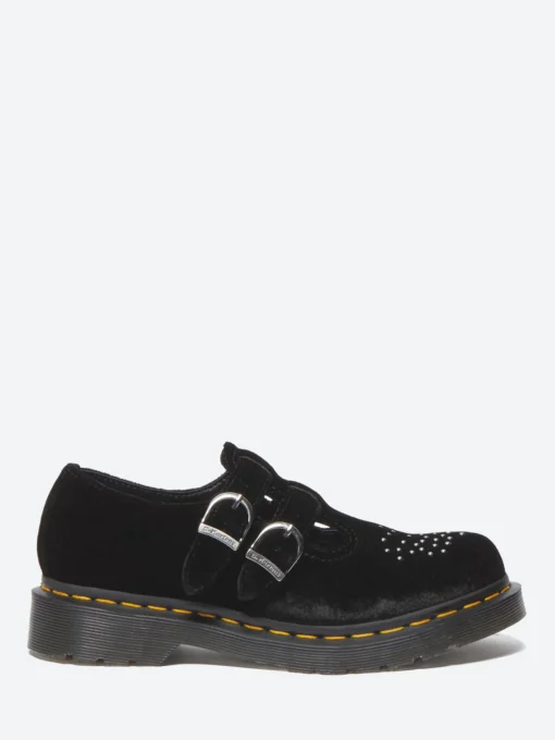 Discount - 8065 Mary Jane Shoes in Black Velvet Women Shoes