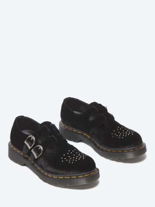 Discount - 8065 Mary Jane Shoes in Black Velvet Women Shoes