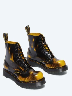 Online - 1460 MIE in Brown and Yellow Women Boots | Boots