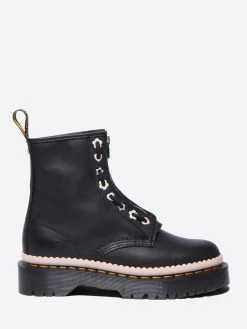 Online - 1460 Pascal Bex in Black Nappa Luxe Women Boots