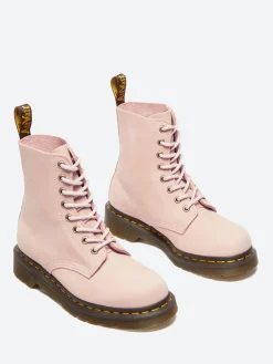 Outlet - 1460 Pascal Lace Up Boots in Powder Pink Women Boots