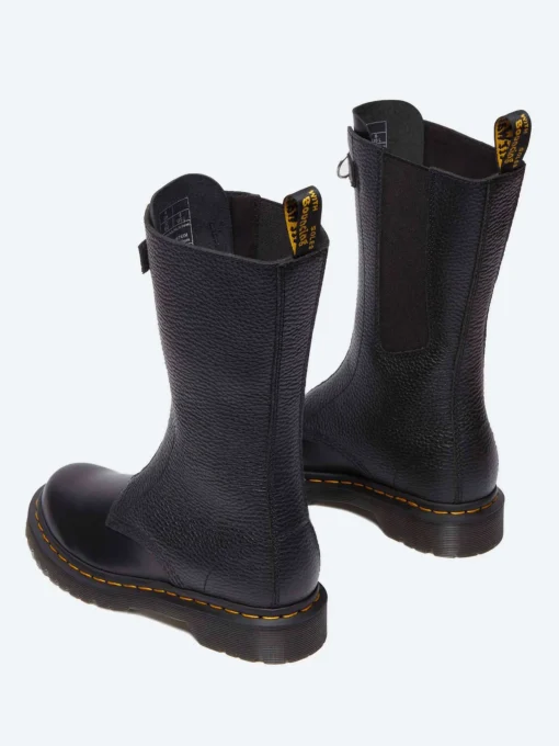 Best - 1B99 Front Zip Boots in Black Wanama Women Overalls & Jumpsuits | Boots