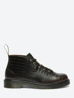 Best - Church Monkey Boots in Dark Brown Croc Women Shoes