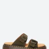 Fashion - Josef Slide Sandals in Olive Women Sandals | Sandals